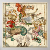 Aquarius, Andromeda, Pegasus, Phoenix e.a. Poster (Voorkant)