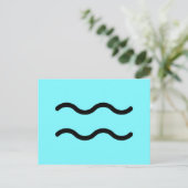 Aquarius Ansichtkaart Briefkaart (Staand voorkant)