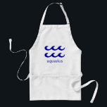 aquarius apron standaard schort<br><div class="desc">aquarius apron - geweldig cadeauidee !</div>