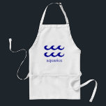 aquarius apron standaard schort<br><div class="desc">aquarius apron - geweldig cadeauidee !</div>