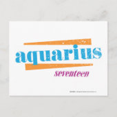 Aquarius Aqua Briefkaart (Voorkant)
