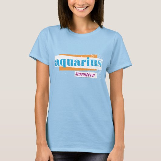 Aquarius Aqua T-shirt (Voorkant)
