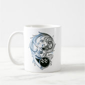Aquarius Art Deco Lady Koffiemok (Links)