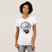 Aquarius Art Deco Lady T-shirt (Voorkant volledig)