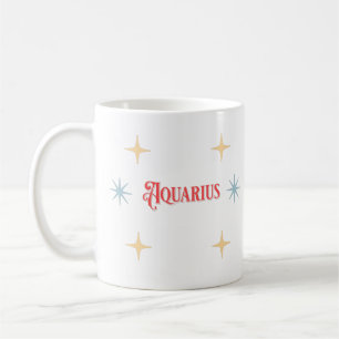 Aquarius Astrological Sign Coffee Mok