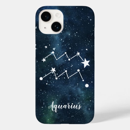 Aquarius | Astrologische gebarentaal voor dierentu Case-Mate iPhone Case (Achterkant)