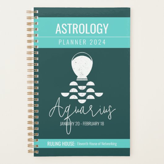 Aquarius Astrology Planner (Voorkant)