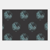 Aquarius Astrology Star Design Wrapping Paper (Voorkant 3)