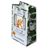 Aquarius Baby (jan 20 - feb 18) Waterdrager Klein Cadeauzakje (Voorkant Gekanteld)