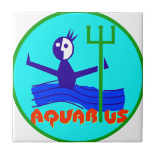 Aquarius Badge Tegeltje