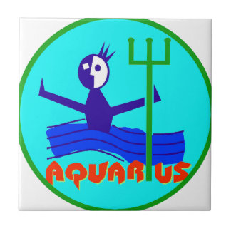 Aquarius Badge Tegeltje