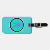 Aquarius Bagagelabel (Voorkant horizontaal)