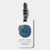 Aquarius Bagagelabel (Voorkant verticaal)