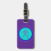 Aquarius Bagagelabel (Voorkant verticaal)