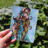 Aquarius Belly Dancer Briefkaart