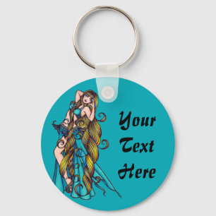 Aquarius Belly Dancer Sleutelhanger