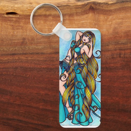 Aquarius Belly Dancer Sleutelhanger (Voorkant)