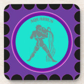 Aquarius Beverage Coaster Bier Onderzetter (Voorkant)