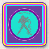 Aquarius Beverage Coaster Bier Onderzetter (Voorkant)