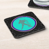 Aquarius Beverage Coaster Bier Onderzetter (Linkerzijde)