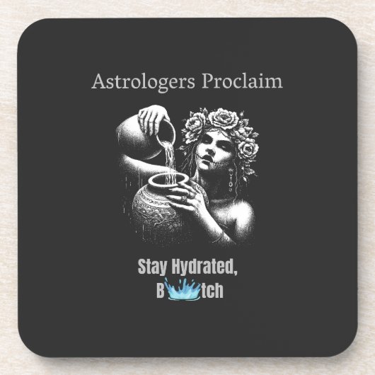 AQUARIUS BIER ONDERZETTER (Voorkant)