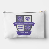 Aquarius Birthday Crest™ for February 1-18 Etui (Achterkant)