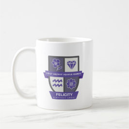 Aquarius Birthday Crest™ for February 1-18 Mug Koffiemok