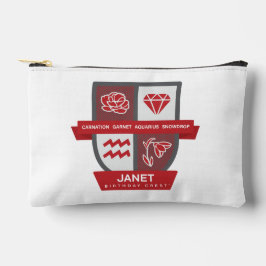 Aquarius Birthday Crest™ for January 20-31 Etui