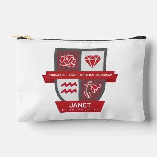 Aquarius Birthday Crest™ for January 20-31 Etui (Voorkant)