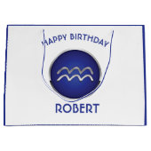 Aquarius Birthday Groot Cadeauzakje (Voorkant)