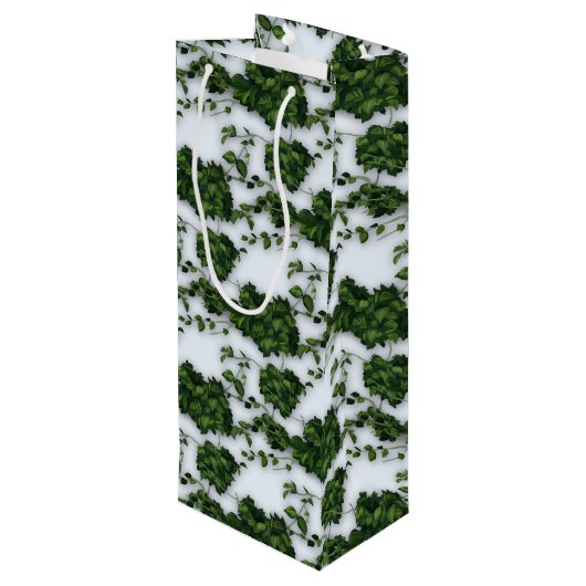 Aquarius Birthday Wijn Cadeautas (Achterkant Gekanteld)