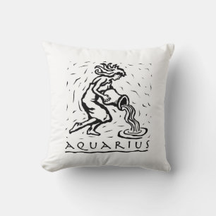 Aquarius Birthday Year Astrological Zodiac Sign Kussen