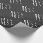 Aquarius Birthday-Zodiac Sign Cadeaupapier (Hoek)
