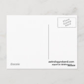 Aquarius [ - BitchScope - ] Briefkaart (Achterkant)