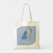 Aquarius boodschappentas tote bag (Achterkant)