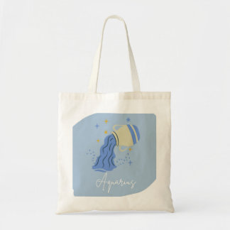 Aquarius boodschappentas tote bag