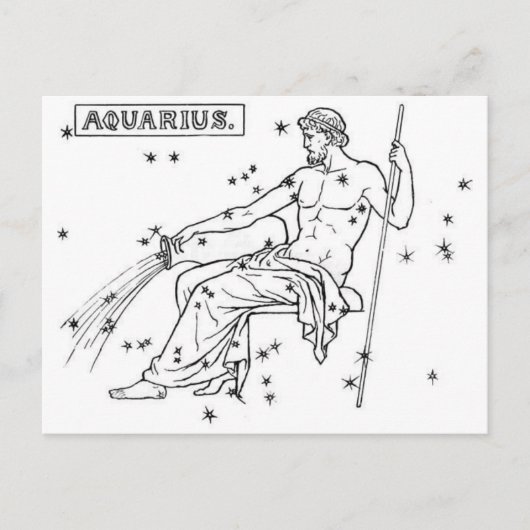 Aquarius Briefkaart (Voorkant)