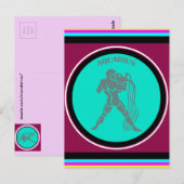 Aquarius Briefkaart (Voorkant / Achterkant)