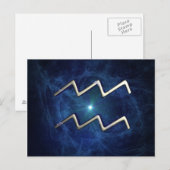 Aquarius Briefkaart (Voorkant / Achterkant)