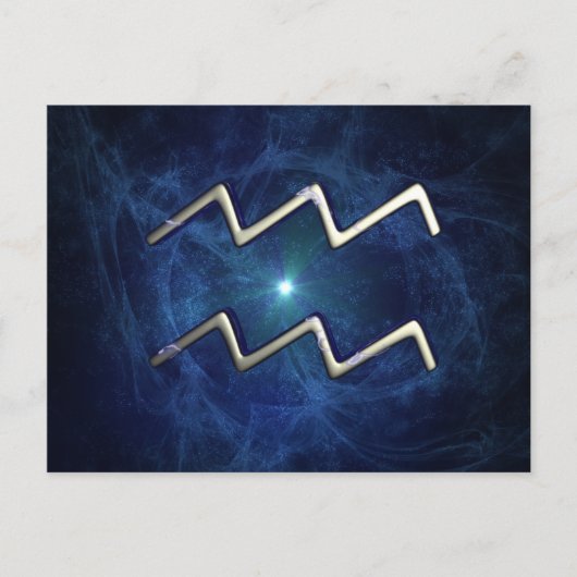 Aquarius Briefkaart (Voorkant)