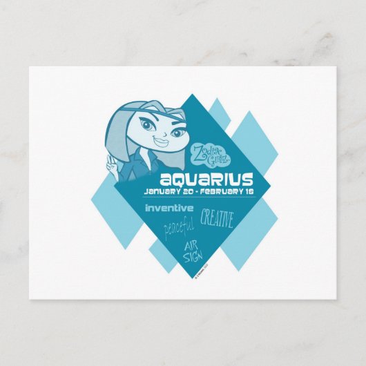 Aquarius Briefkaart (Voorkant)