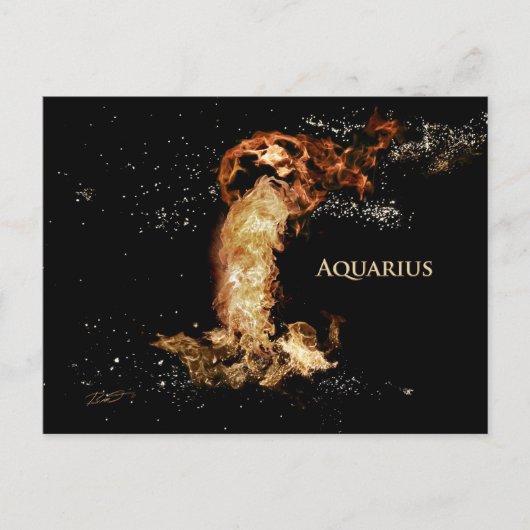 Aquarius Briefkaart (Voorkant)