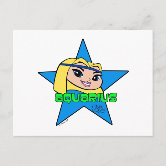 Aquarius Briefkaart (Voorkant)