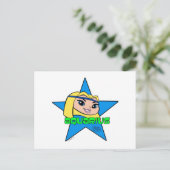 Aquarius Briefkaart (Staand voorkant)