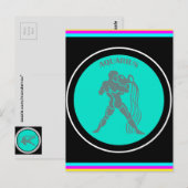 Aquarius Briefkaart (Voorkant / Achterkant)