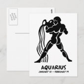 Aquarius Briefkaart (Voorkant / Achterkant)
