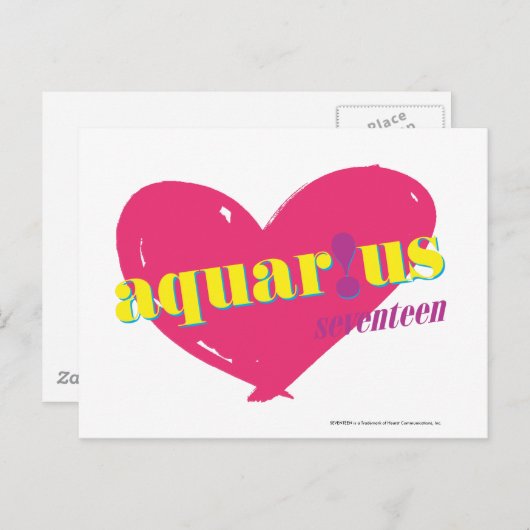 Aquarius Briefkaart (Voorkant / Achterkant)