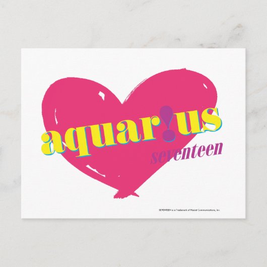 Aquarius Briefkaart (Voorkant)
