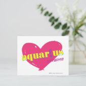 Aquarius Briefkaart (Staand voorkant)