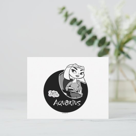 Aquarius Briefkaart (Staand voorkant)